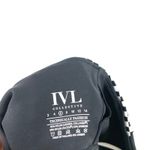 IVL Collective Checkered Zip Front Sports Bra Crop Top Black White Size 6 Photo 5