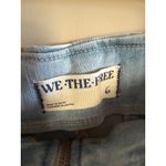 We The Free Denim Mini Skirt Women's Size 6 Light Wash Zipper Front Photo 1