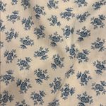 Ralph Lauren Lauren Nightgown Floral Flounce Ruffle White Blue Size Small Photo 4