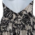 Akira  Black Lace With Tan‎ Liming  and Tan Halter Mini Sundress EUC Size M Photo 6