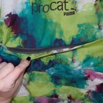 Puma Procat Multicolor Backpack Book Bag Laptop Sleeve Print Splatter Tie Dye Photo 3
