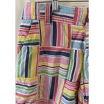 Lilly Pulitzer  Women 100% Cotton Patchwork Shorts Sz‎ 6 Boho Hippie Festival Y2K Photo 1
