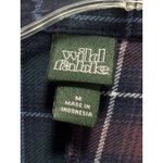 Wild Fable Plaid Long Sleeve Flannel Shirt Purple/Green Size Medium Button Up Photo 1