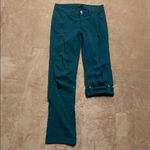 prAna  Tall Inseam Convertible Comfort Green Pants Size Women 4 Photo 9