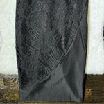 Shareen  Collections V Neck Black Lace Dress Photo 4