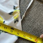 Fancyinn  White Dress with Yellow Lemon Pattern | Size Medium Photo 4