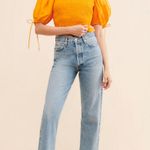 Line and Dot  Amber Smock Top Photo 0