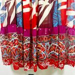 Cache  Maxi Skirt Size Medium y2k 90s Pull Over Elastic Waist Multicolored Hippie Photo 2