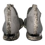 EUC URBAN SPORTS BY J SLIDES Gray and Silver Metallic Slip Photo 3