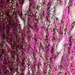 Tricots Jean Marc Tunic Sweater M Purple Open Knit Wool Mohair Blend Womens Size M Photo 6