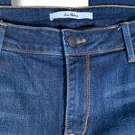 Sam Edelman The Kitten Mid Rise Skinny Ankle Jeans Medium Wash Raw Hem Slits 36 Photo 5