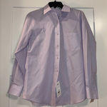Foxcroft  long sleeve wrinkle free button down lavender shirt Sz 6 NWT Photo 0