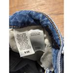 Lucky Brand  Women's High Rise The Roll Up Distressed Denim Shorts-Blue Photo 3