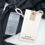 Good American 10 Ways To Wear Bikini Top Tie Stretch Black 4 US XL Photo 3