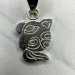 Vintage Mexico Silver Tone Mayan Dog Animal Glyph Pendant Southwestern ✨ Photo 5