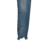 ZARA Womens Jeans Mid-Rise Skinny Ankle Frayed Hem Stone Washed Denim Blue 4 Photo 1