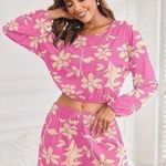 Ekouaer Ribbed Lounge Set for Women 2 Piece Crop Top and Shorts Matching Outfit Photo 0