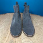 Blondo  Irving Waterproof Wedge Heeled Bootie Gray Suede Women Size 10 Photo 5