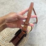 Mango Raffia-Effect Contrast Canvas Crossbody Bag Shoulder Bag Faux Leather Photo 12