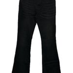 Black high rise boot cut jeans Size 28 Photo 0