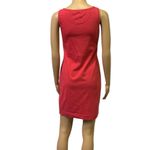 Mama Red Cotton Blend Henley Button Up Sleeveless Tank Mini Dress Womens Medium Size undefined Photo 3