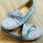 J. McLaughlin  Floral Blue and White Loafers Photo 0