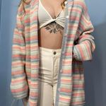 Pastel Stripped Sweater Multiple Size 2X Photo 0