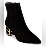 Steven By Steve Madden  Bailei Suede Black Ankle Boots Size 8 Photo 1