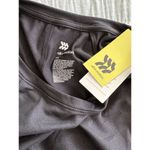 All In Motion New Women's Short Sleeve Back Seam High Low Black T-shirt XXL Photo 2