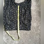 Ganni Black Floral Print Crepe Trousers in Ditzy Floral Size 34 or XS Photo 14