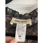 Mimi Chica  Womens‎ Medium Dress Tiered Dark Cottagecore Photo 7