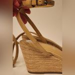 Joie  Lila Wedge Leather Sandals Women’s Tan Size 8.5 Photo 8
