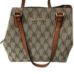 Adrienne Vittadini  Signature Collection Neutral Jacquard Hobo Handbag Purse Photo 0