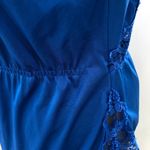 Wonder Maid SMALL VINTAGE 70s USA Blue Lace Teddy Antron Nylon Sissy Snap Crotch Photo 7