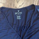 American Eagle , soft and sexy embroidered bell sleeve blouse Photo 3