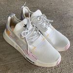 Adidas Running Sneakers Women 9.5 Crystal White NMD R1 Pink Shoes Outdoors Photo 0