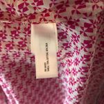 Gap Blouse Pink & Cream Patterned Sleeveless Ruffle Bow Blouse Sz XXL EUC Photo 9