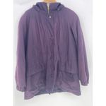 Gallery Women's Purple Coat Size XL Woman Nice Lined Zip Up Photo 1