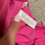 JONATHAN SIMKHAI Satin Ruched Cup Underwire Dragon Fruit Swimsuit Photo 12