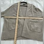 ZARA  Knit Neutral Size SMALL Cardigan Women's‎ Oatmeal Open Front Sweater Photo 3