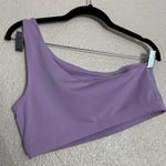 PINK - Victoria's Secret Victoria’s Secret pink One-Shoulder Lavender Bralette sports bra size Large NWT Photo 0