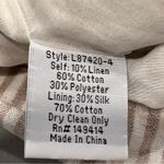 Johnny Was Women’s Ciana Embroidered High Waist Stripe Paper Bag Short size XS Photo 8