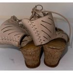 DV Dolce‎ Vita tan lace up wedge sandals size 7.5 Photo 2