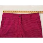 Isaac Mizrahi New York Shorts Magenta Polka Dot Pockets Career Casual Size 10 Photo 3