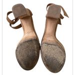 Alexandre Birman  Beige Cork Wedge Sandals Size 38 1/2 US 7.5/8 Photo 2