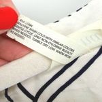 Soma Large Cream Navy Floral Print Short Sleeve Casual Maxi Dress Boho Coastal Photo 5