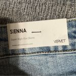 Vervet Sienna Super High Rise Denim Shorts Blue Photo 12