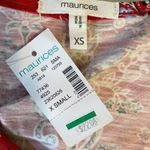 Maurice's  Paisley Bandana Ruffle Lace Sleeveless Blouse X-Small NWT Photo 5