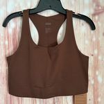Girlfriend Collective  Cafe Brown Paloma Racerback Sports Bra Style 1002 Sz M Photo 5