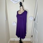Zenana Outfitters Tunic Swing Long Sleeve Vibrant Purple Dress in Size M Photo 7